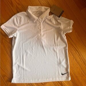 Nike Kids Classic White Polo